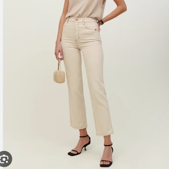 Reformation Denim - Reformation Cowboy High Rise Straight Jeans